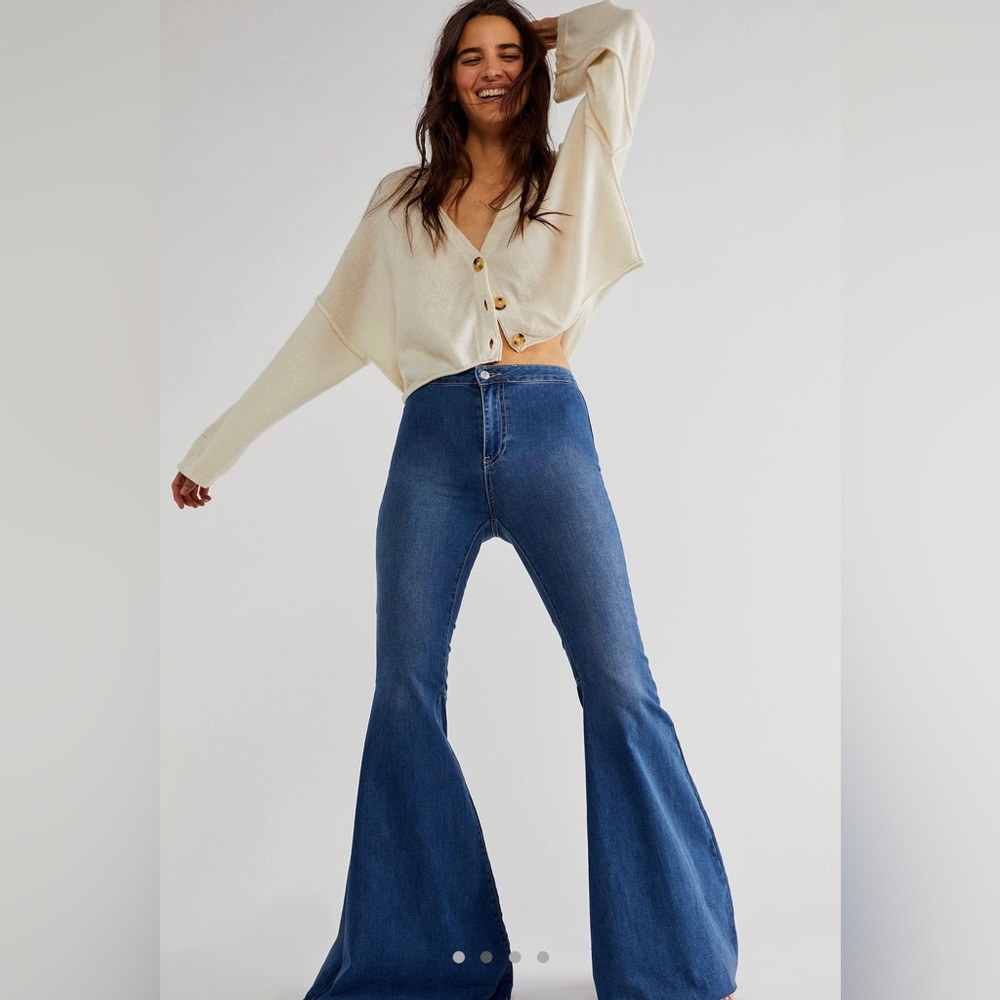 Free People Just Float On Flare Jeans size 25
